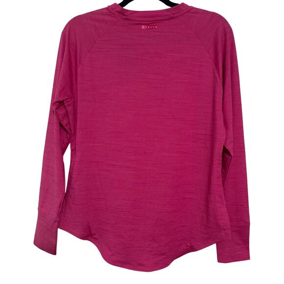PUMA Cloudspun Long Sleeve Golf Tee Raglan Moisture Wicking Pink NWT Medium - Picture 5 of 8